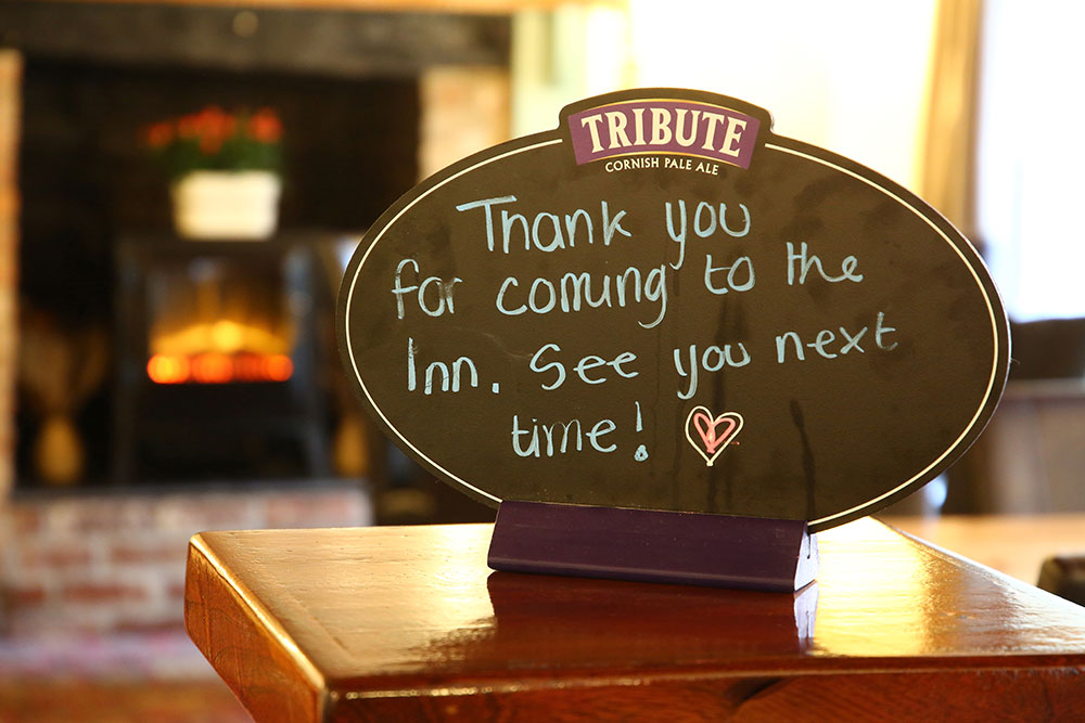 Thank you for coming to the Olde Market Inn